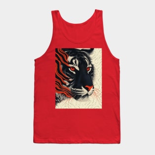 The Tiger with Fiery Eyes Tank Top